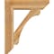 Ekena Millwork Legacy Slat Rough Sawn Bracket w/ Offset Brace, Western Red Cedar, 8"W x 30"D x 36"H BKT0806X30X36LEC06RWR - alternate 4